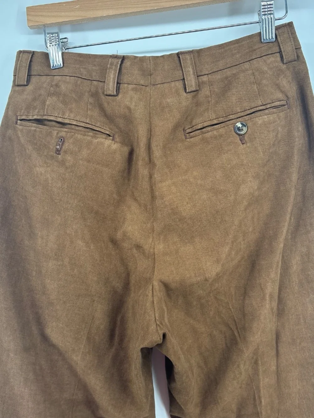 Berle mens medium brown business casual pants size 32 regular